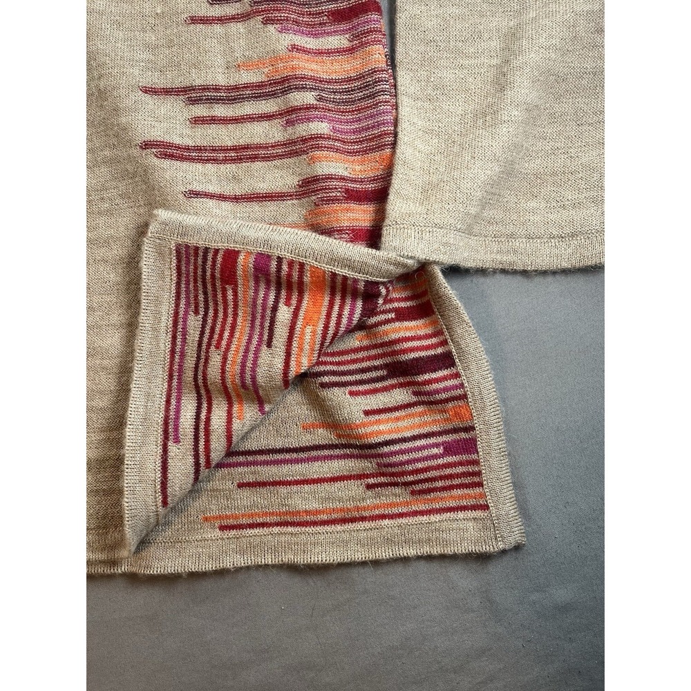 KUNA Baby Alpaca Multi Color Sweater Made In Peru Size Medium Luxe - Picture 4 of 8